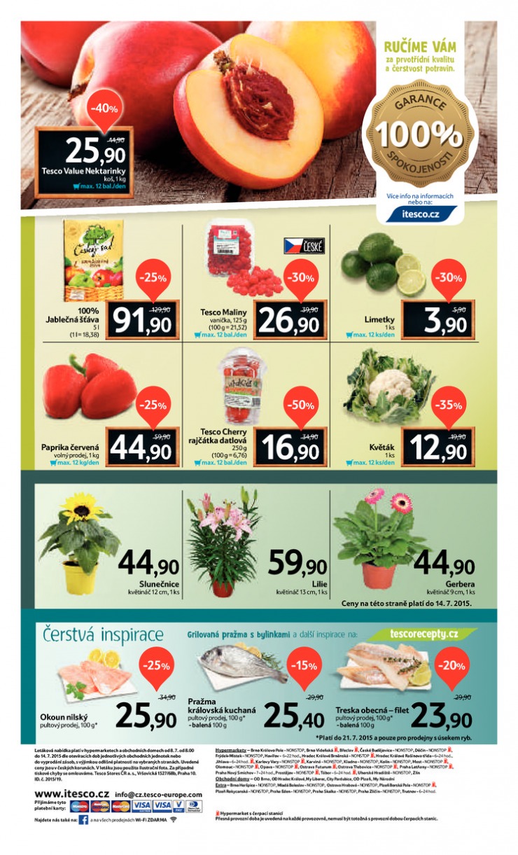 leták Tesco OD od 8.7.2015 strana 1 leták Tesco OD od 8.7.2015 strana 1