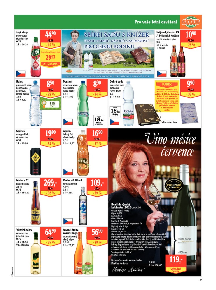 leták Globus Naše noviny od 9.7.2015 strana 1 leták Globus Naše noviny od 9.7.2015 strana 1