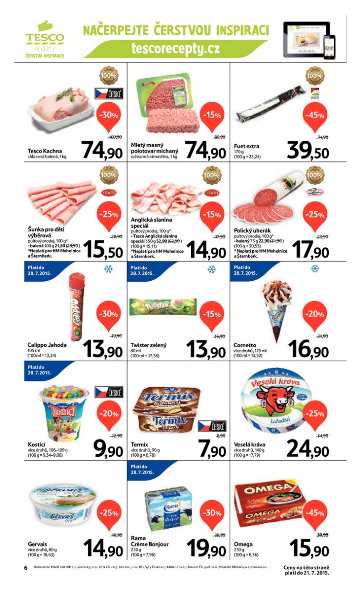leták Tesco velké hypermarkety od 15.7.2015 strana 1 leták Tesco velké hypermarkety od 15.7.2015 strana 1