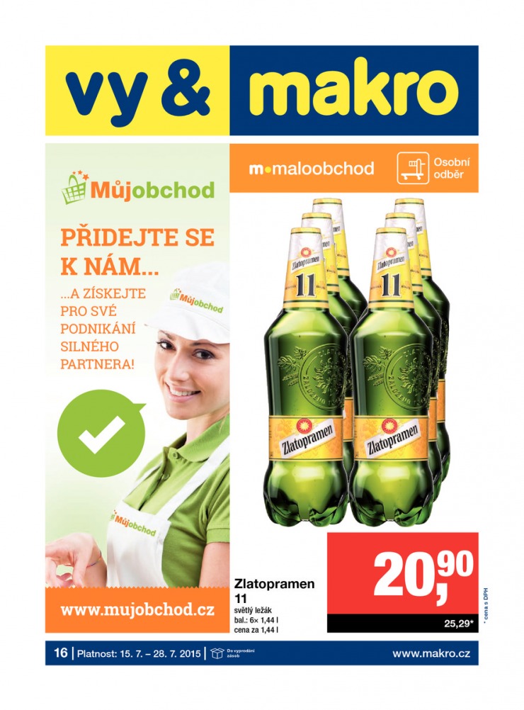leták Makro Maloobchod od 15.7.2015 strana 1