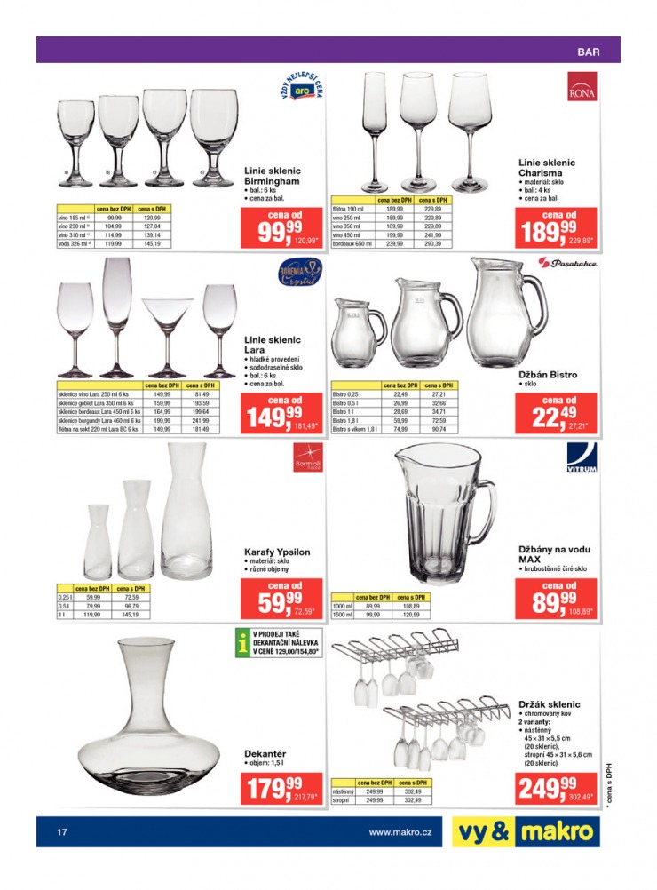 leták Makro Bar od 15.7.2015 strana 1