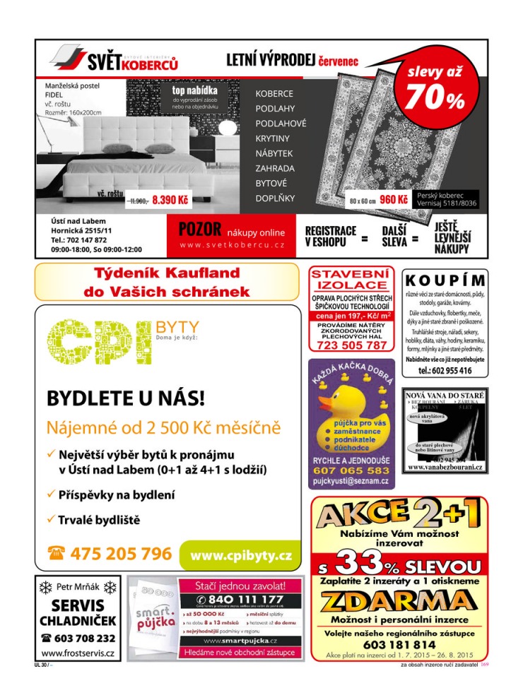 leták Kaufland Aktuální nabídka od 16.7.2015 strana 1