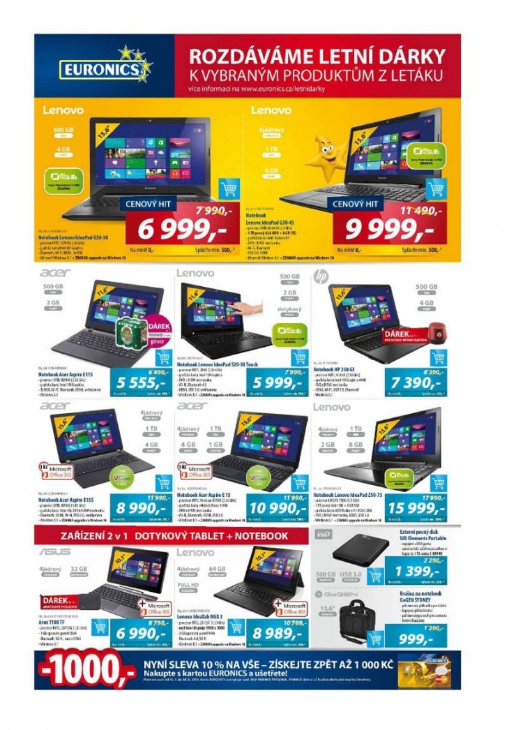 leták Euronics Aktuální leták od 15.7.2015 strana 1 leták Euronics Aktuální leták od 15.7.2015 strana 1