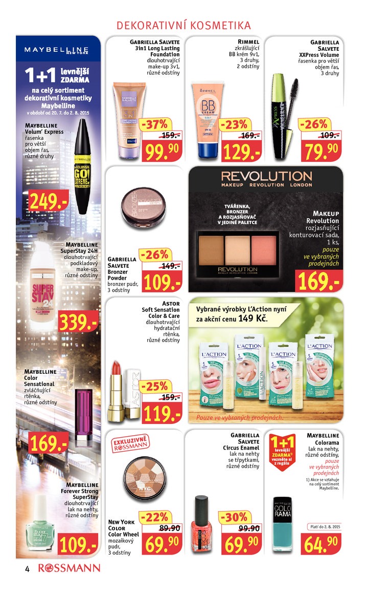 leták Rossmann Leták od 20.7.2015 strana 1 leták Rossmann Leták od 20.7.2015 strana 1