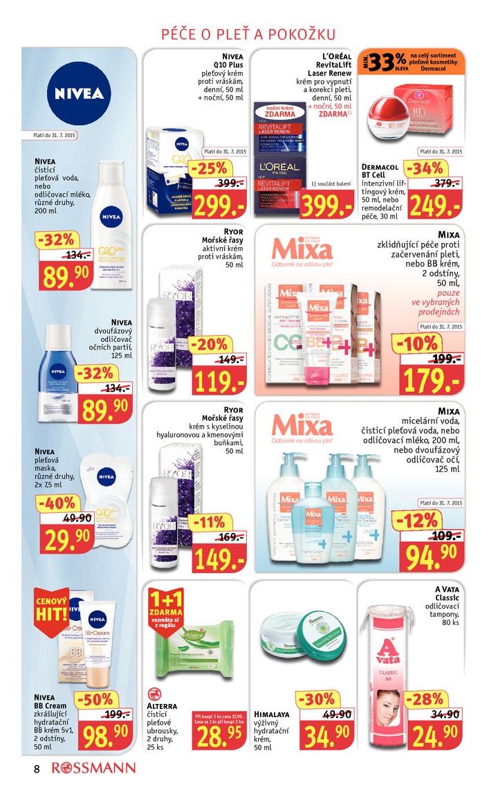 leták Rossmann Leták od 20.7.2015 strana 1 leták Rossmann Leták od 20.7.2015 strana 1