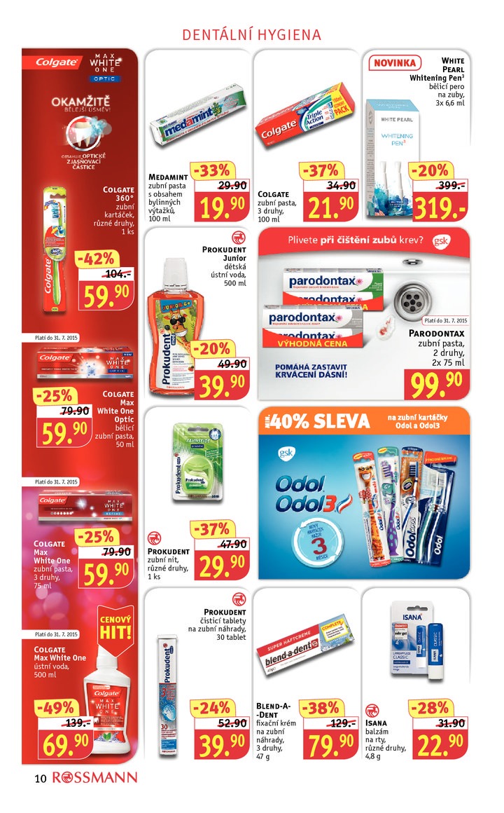 leták Rossmann Leták od 20.7.2015 strana 1 leták Rossmann Leták od 20.7.2015 strana 1
