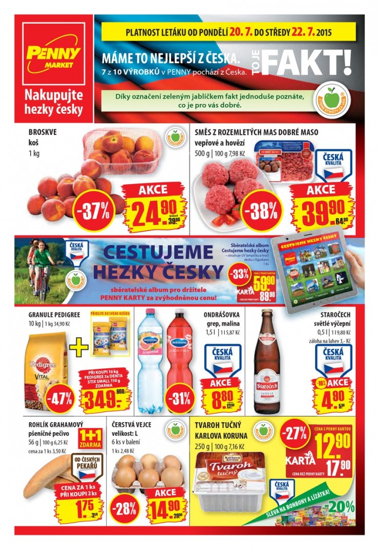 leták Penny Aktuální nabídka od 20.7.2015 strana 1 leták Penny Aktuální nabídka od 20.7.2015 strana 1