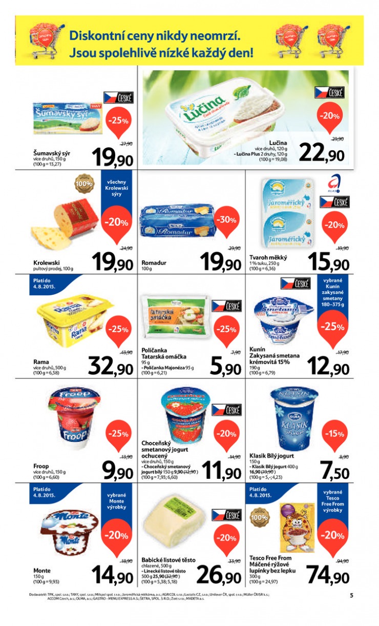 leták Tesco OD od 22.7.2015 strana 1 leták Tesco OD od 22.7.2015 strana 1
