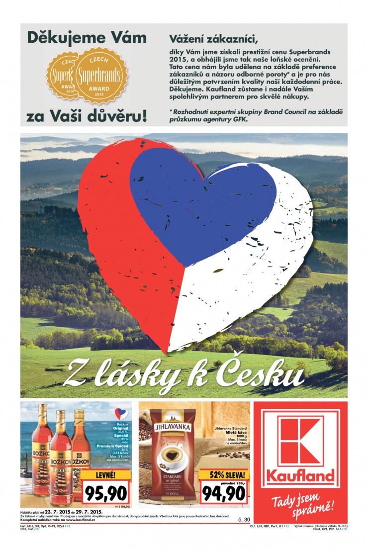 leták Kaufland Aktuální nabídka od 23.7.2015 strana 1 leták Kaufland Aktuální nabídka od 23.7.2015 strana 1