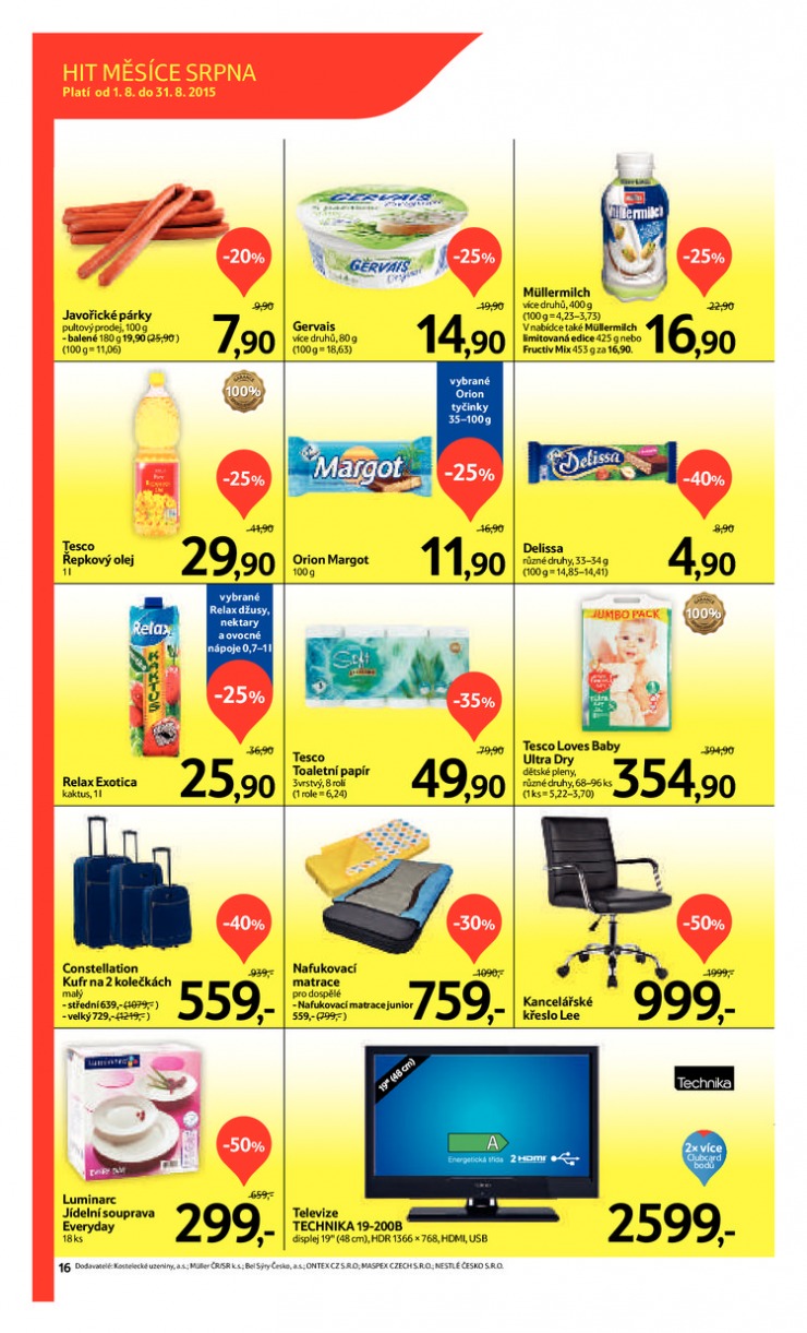 leták Tesco OD od 29.7.2015 strana 1 leták Tesco OD od 29.7.2015 strana 1
