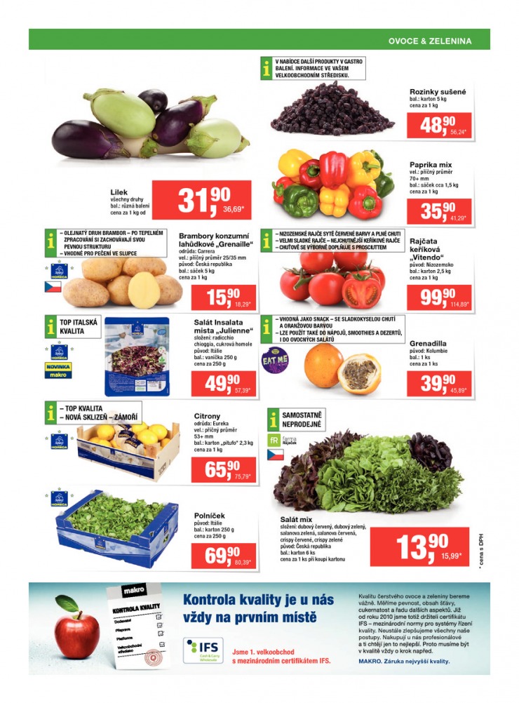 leták Makro Gastronomie čerstvé od 29.7.2015 strana 1 leták Makro Gastronomie čerstvé od 29.7.2015 strana 1