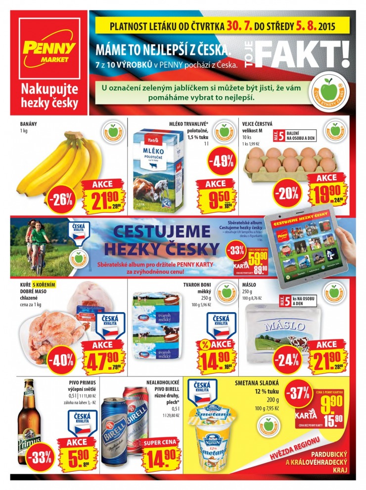 leták Penny Aktuální nabídka od 30.7.2015 strana 1 leták Penny Aktuální nabídka od 30.7.2015 strana 1