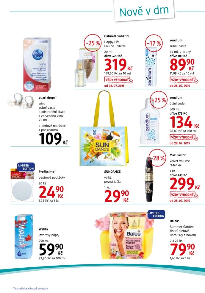 leták DM drogerie Journal 2. část od 29.7.2015 strana 1 leták DM drogerie Journal 2. část od 29.7.2015 strana 1