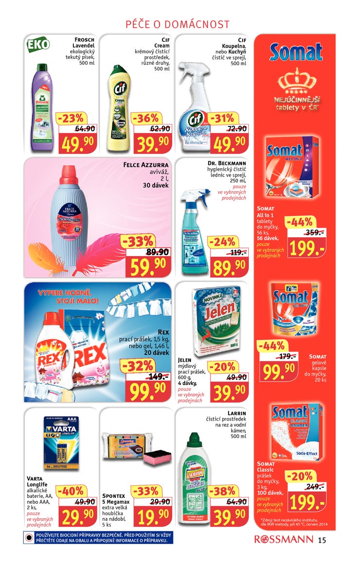 leták Rossmann Leták od 3.8.2015 strana 1 leták Rossmann Leták od 3.8.2015 strana 1
