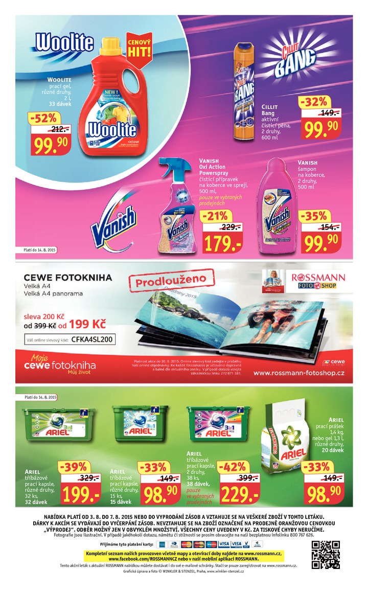 leták Rossmann Leták od 3.8.2015 strana 1 leták Rossmann Leták od 3.8.2015 strana 1