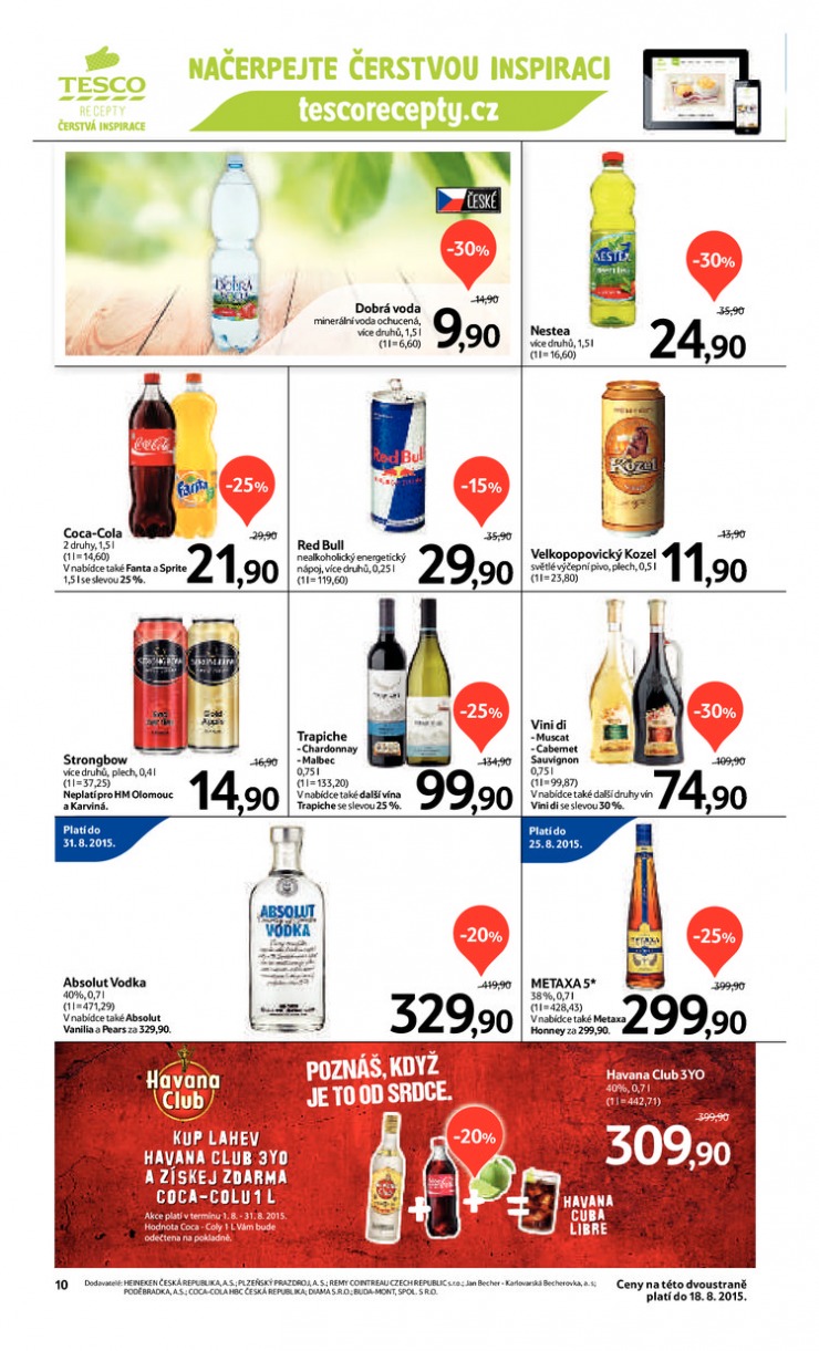 leták Tesco OD od 5.8.2015 strana 1 leták Tesco OD od 5.8.2015 strana 1