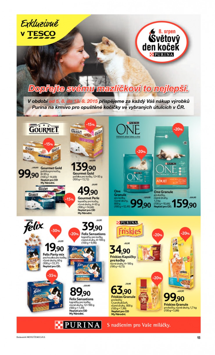 leták Tesco OD od 5.8.2015 strana 1 leták Tesco OD od 5.8.2015 strana 1