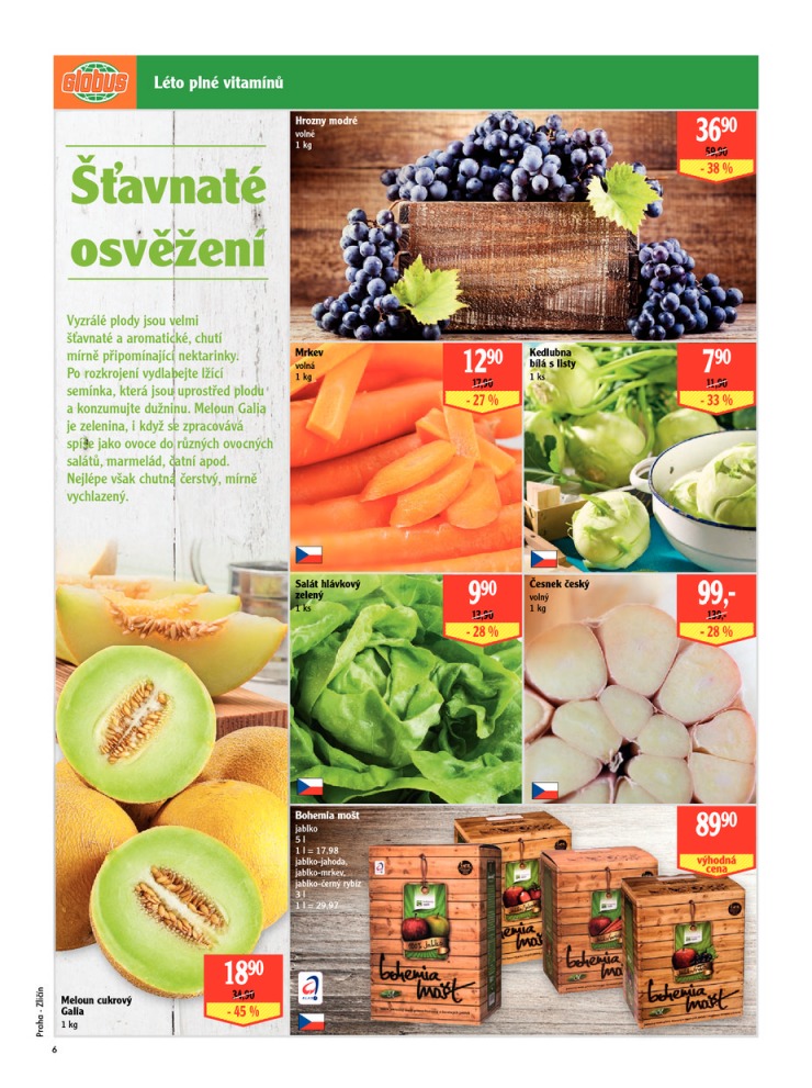 leták Globus Naše noviny od 6.8.2015 strana 1 leták Globus Naše noviny od 6.8.2015 strana 1