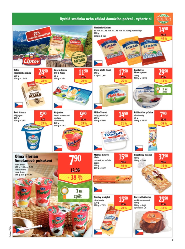 leták Globus Naše noviny od 6.8.2015 strana 1 leták Globus Naše noviny od 6.8.2015 strana 1