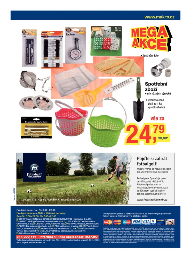 leták Makro Spotřební zboží od 12.8.2015 strana 1