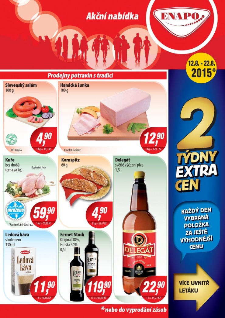 leták Enapo Akční leták od 12.08.2015 strana 1 leták Enapo Akční leták od 12.08.2015 strana 1