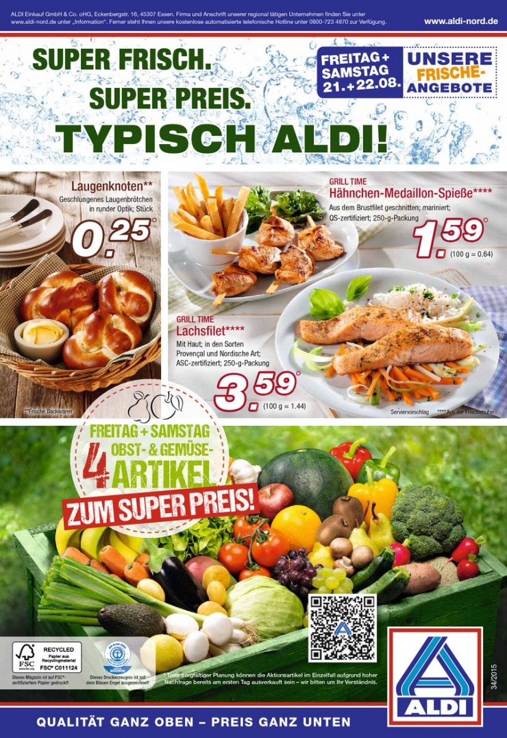 leták Německo Aldi-Nord.de od 17.08.2015 strana 1 leták Německo Aldi-Nord.de od 17.08.2015 strana 1
