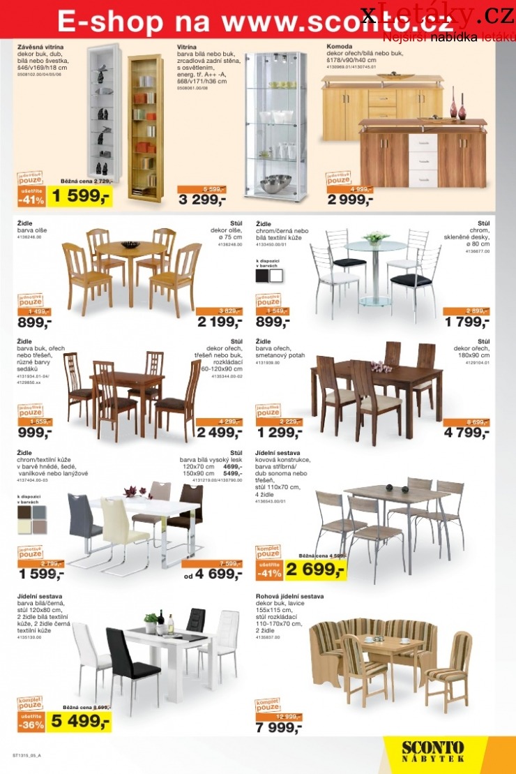 leták Sconto nábytek leták strana 1 leták Sconto nábytek leták strana 1