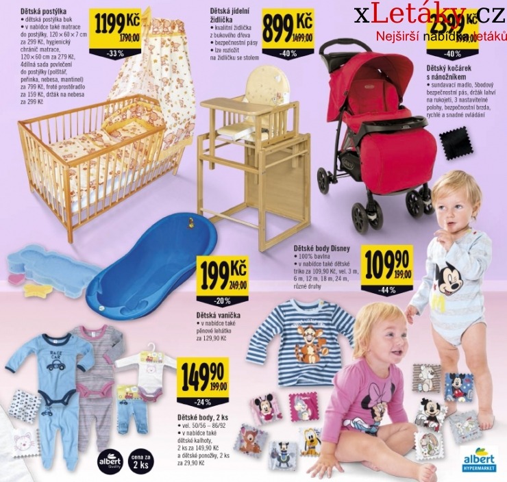 leták Albert Hypermarket - Katalog Baby leták strana 1 leták Albert Hypermarket - Katalog Baby leták strana 1