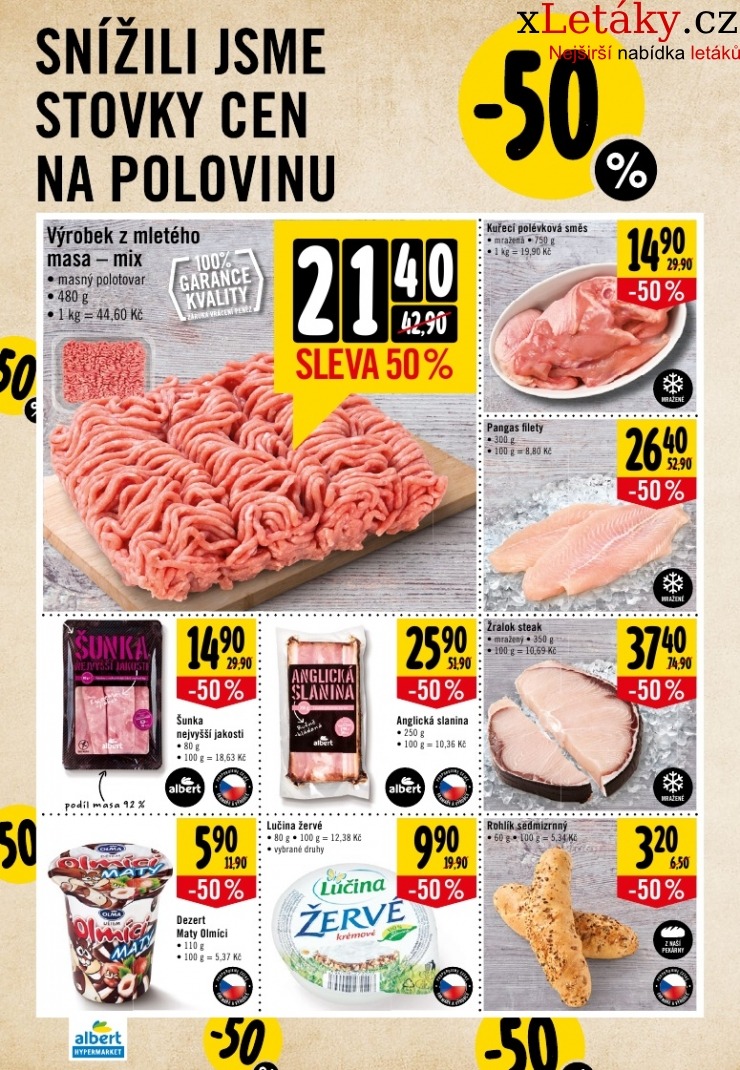 leták Albert Hypermarket leták strana 1 leták Albert Hypermarket leták strana 1