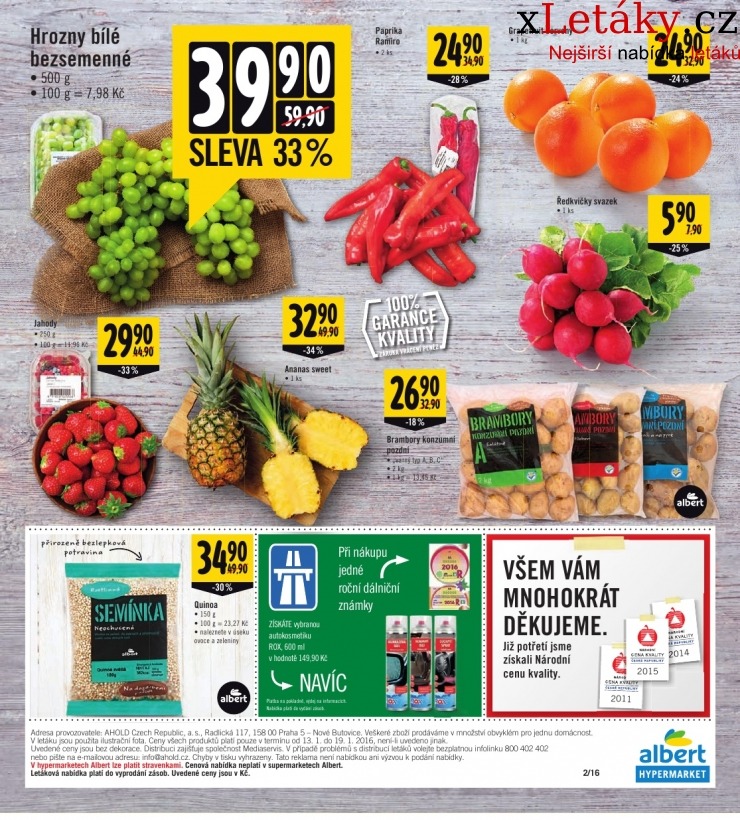 leták Albert Hypermarket leták strana 1 leták Albert Hypermarket leták strana 1